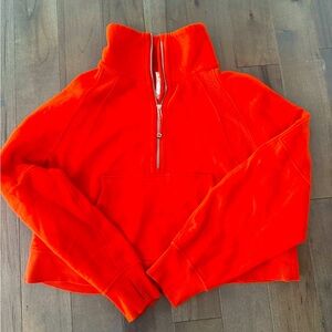 Lululemon size m/l casual scuba in orange